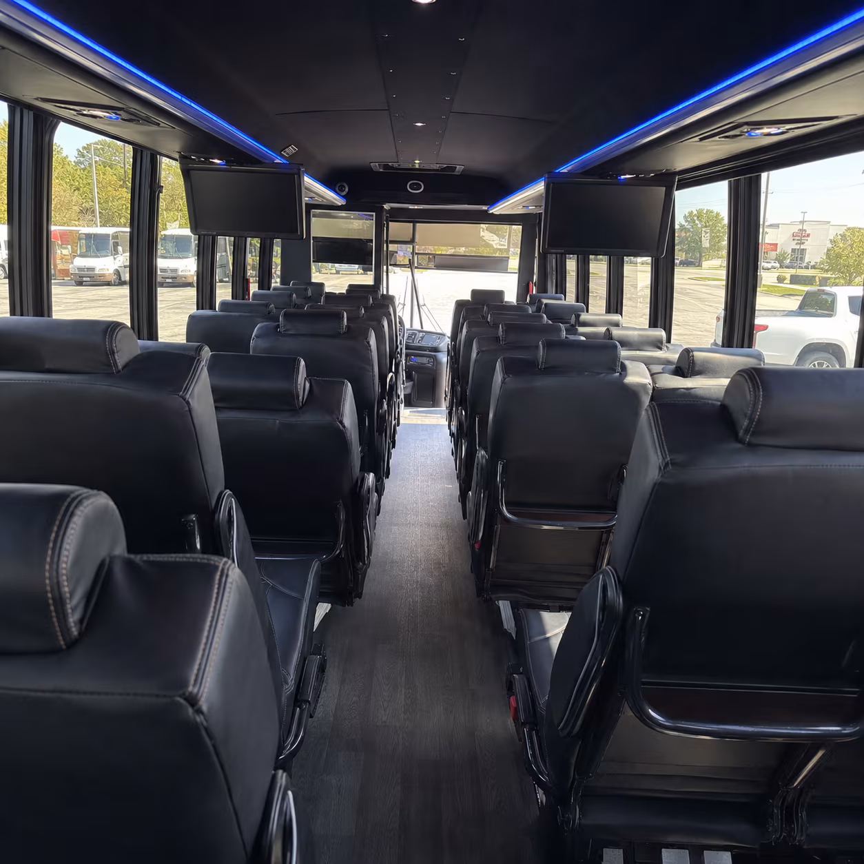 15-35 Passenger Minibus Interior