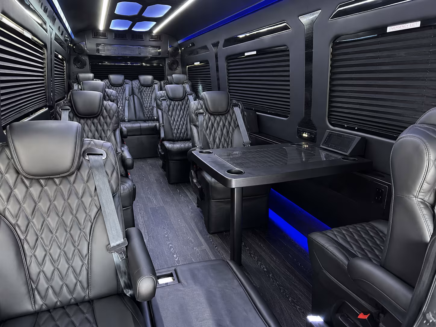 Moreno Valley Airport Shuttle & Transportation party bus exterior