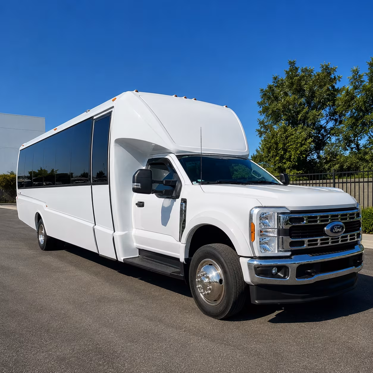 Moreno Valley Airport Shuttle & Transportation party bus exterior