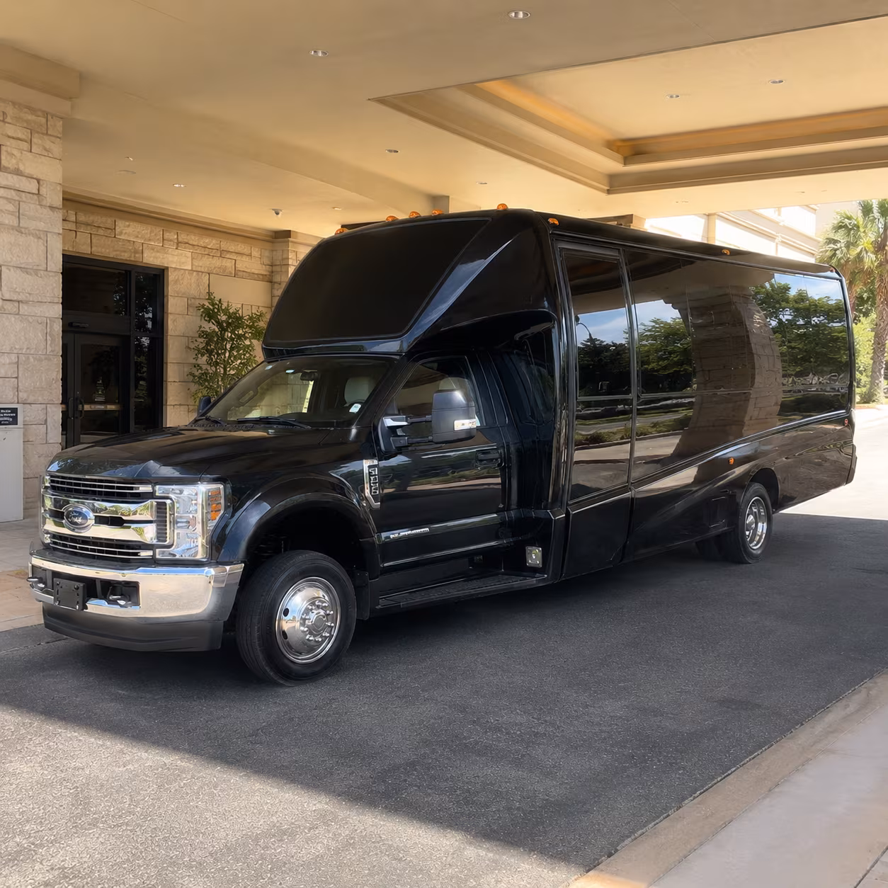 Moreno Valley Concert & Music Festival Transportation party bus exterior