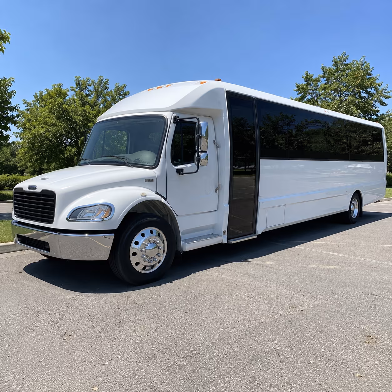 Moreno Valley Corporate Transportation party bus exterior