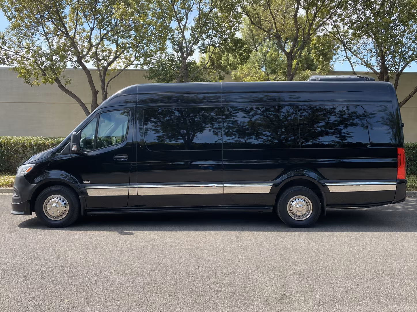 Moreno Valley Corporate Transportation party bus exterior