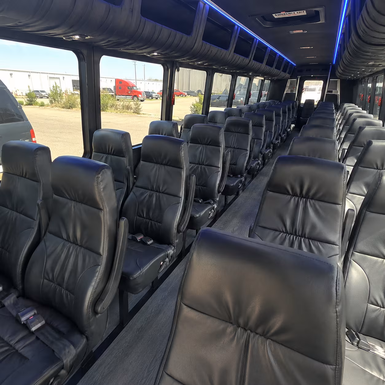Moreno Valley Corporate Transportation party bus exterior