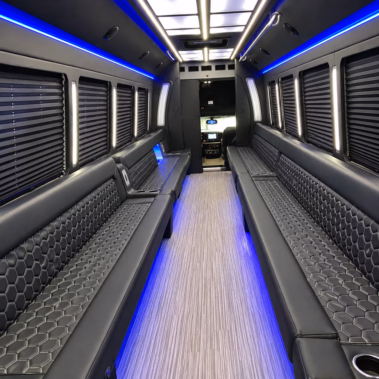 Moreno Valley Prom & Homecoming Transportation party bus exterior