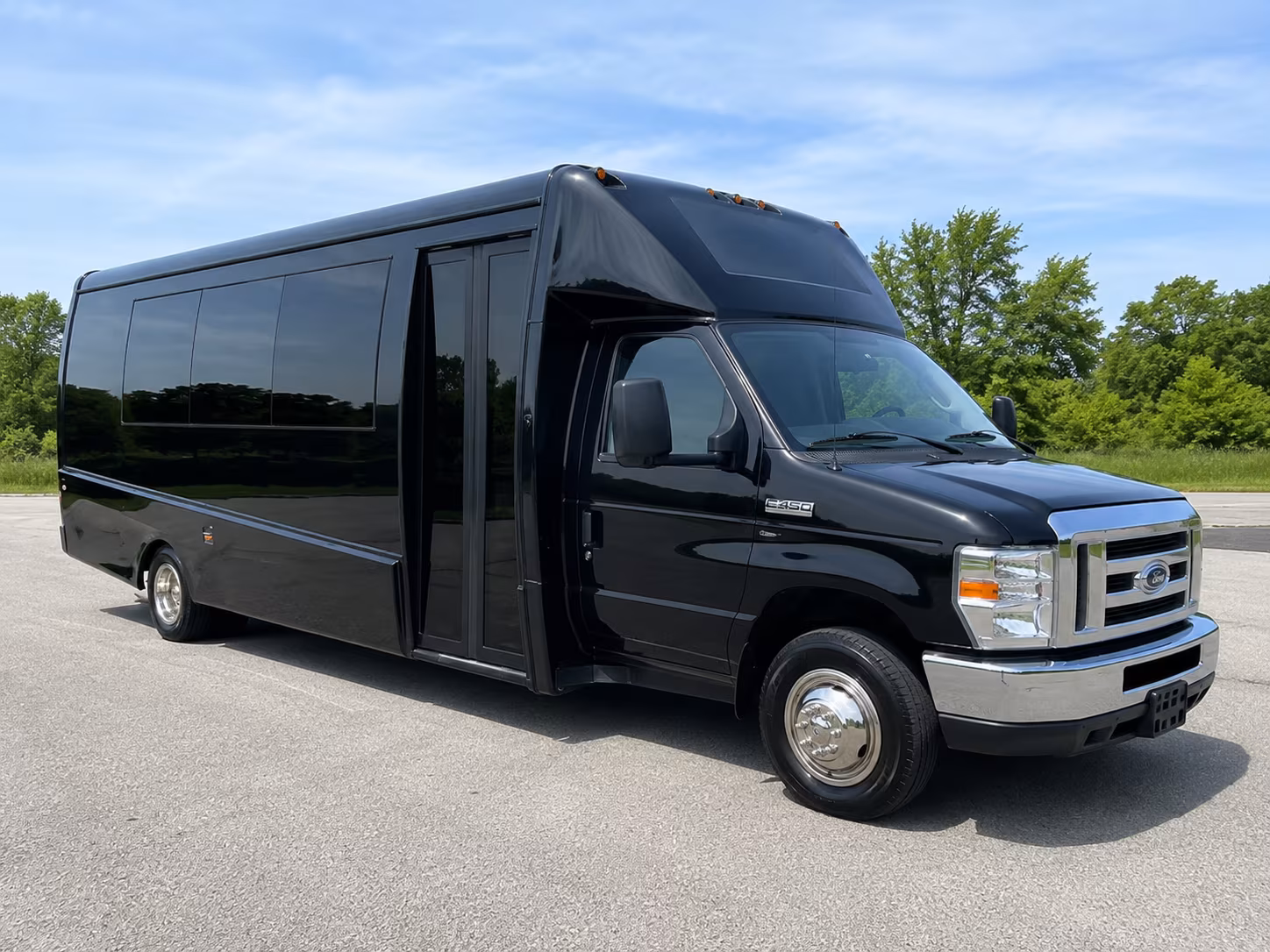 Moreno Valley School Event Transportation party bus interior