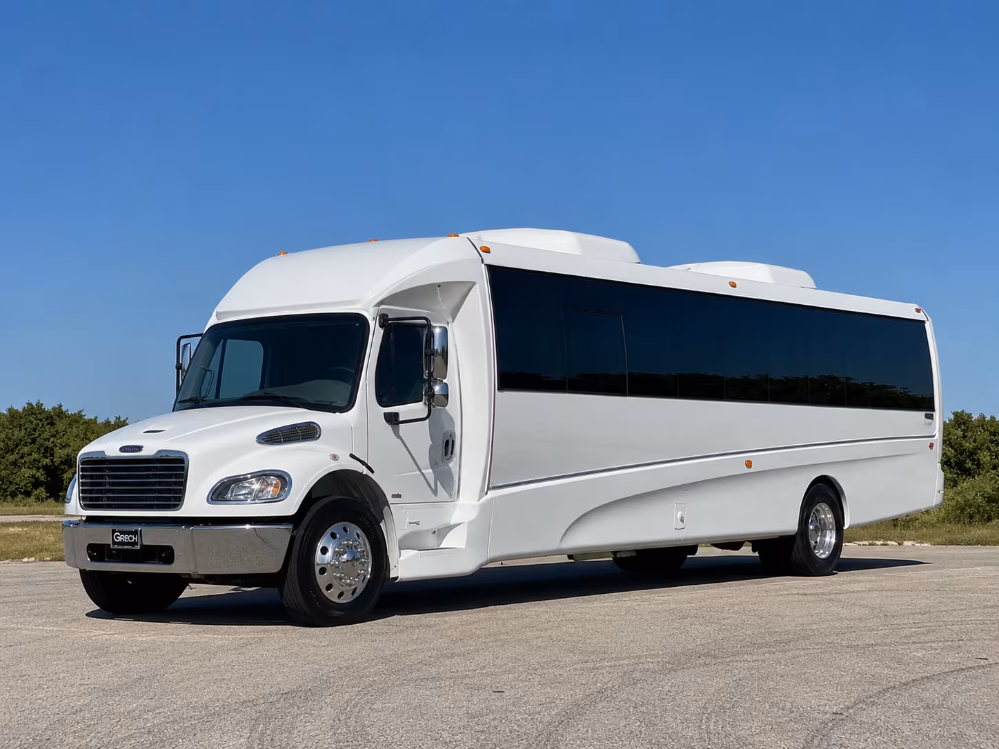Moreno Valley Wedding Transportation party bus interior