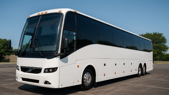 Exterior of Charter Bus Company Fontana's 40 Passenger Party Bus in Fontana